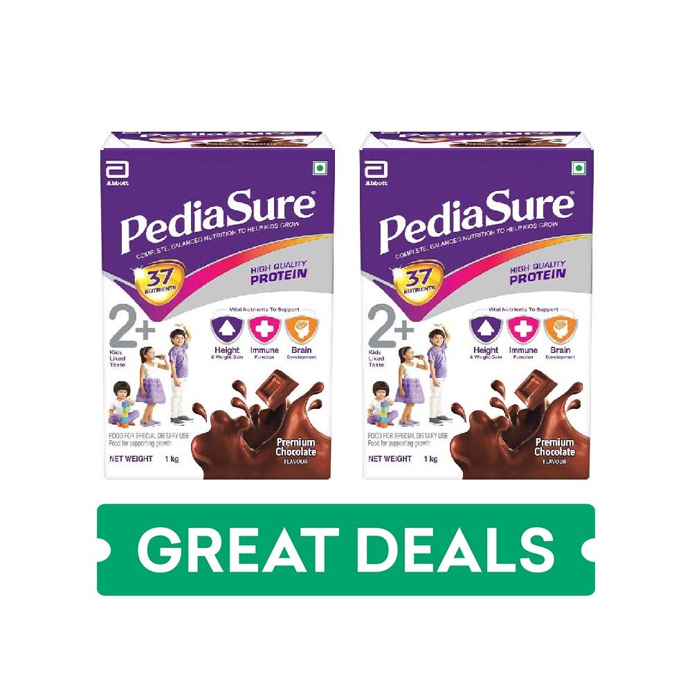 PediaSure Premium Chocolate Health Drink (Refill) - Pack of 2