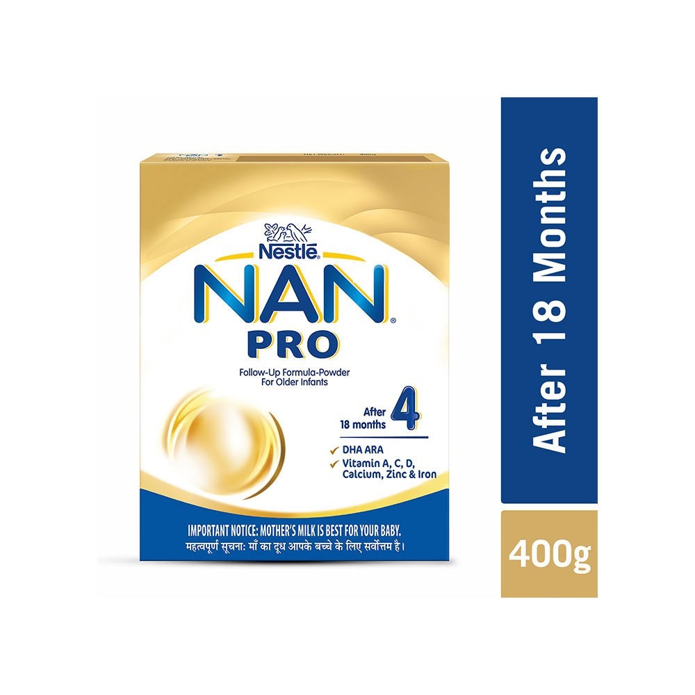 Nestle NAN Pro 4 Follow-Up Powder Infant Formula (After 18 months - Stage 4)