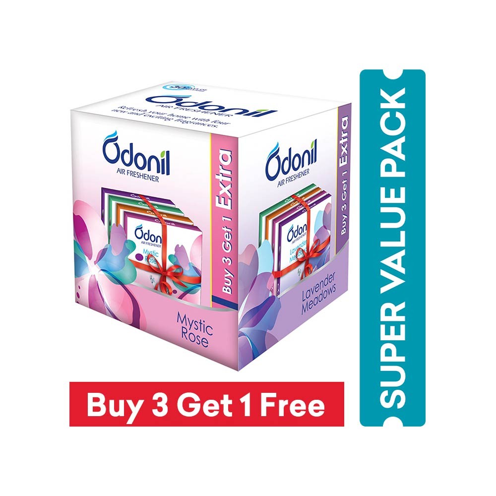 Odonil Nature Air Freshener (Block) - Buy 3 Get 1 Free - Brand Offer