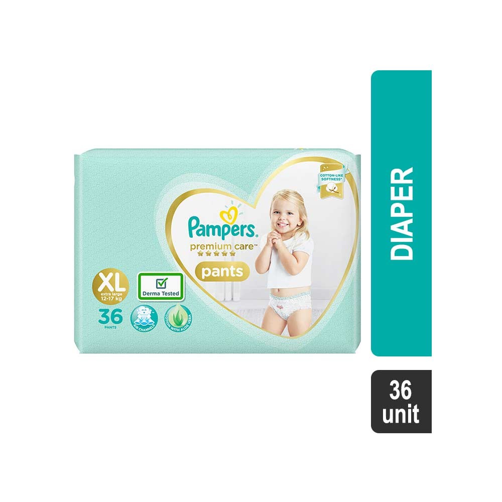 Pampers Premium Care Pants Diaper (XL) - Pack of 36