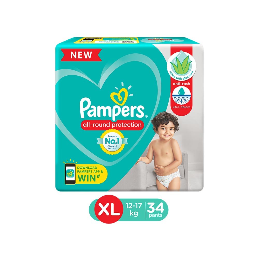Pampers Diaper (Pants, Extra Large, 34 Count)