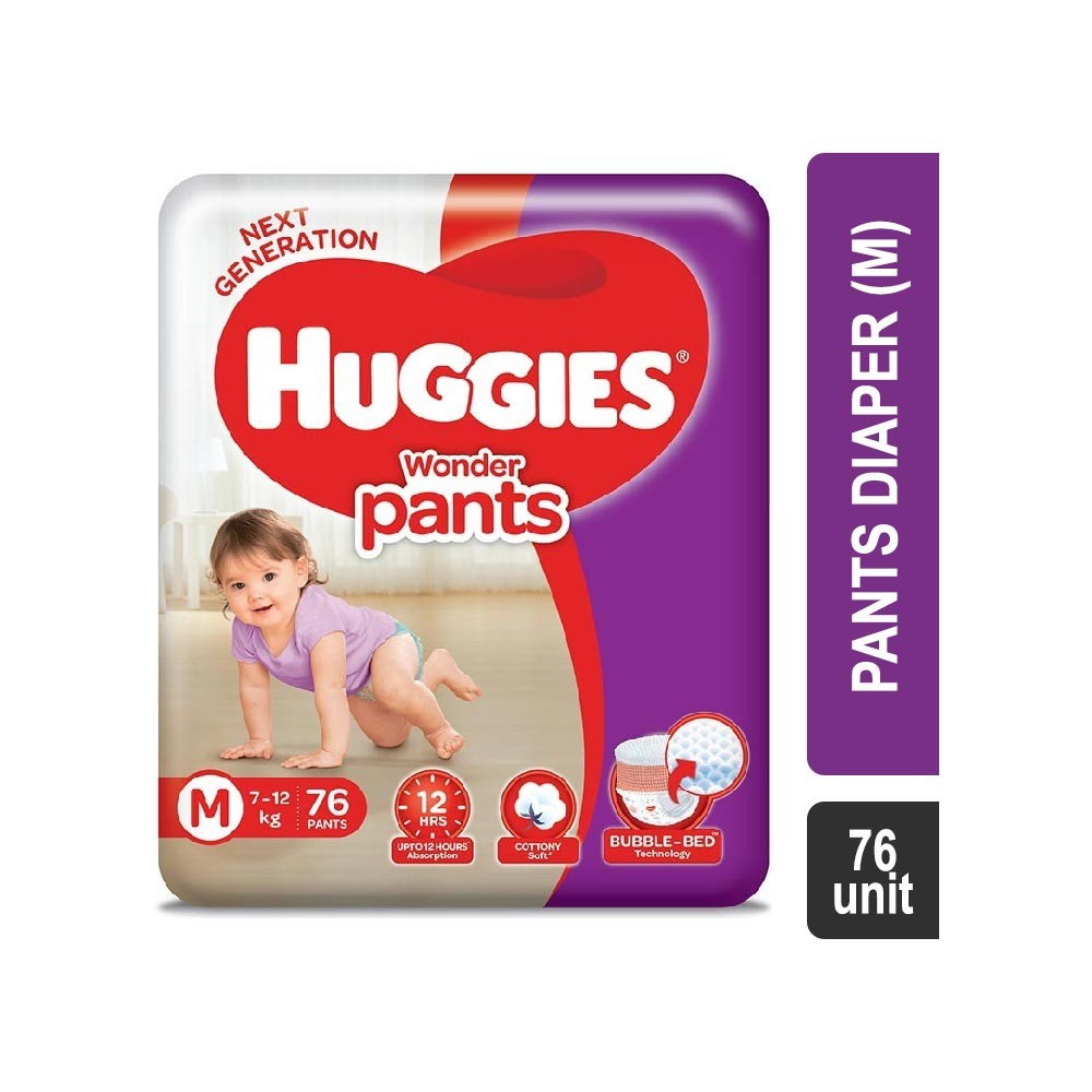 Cotton Pant Diapers Large Huggies Wonder Pants at Rs 440/packet in  Ghaziabad | ID: 24770341355