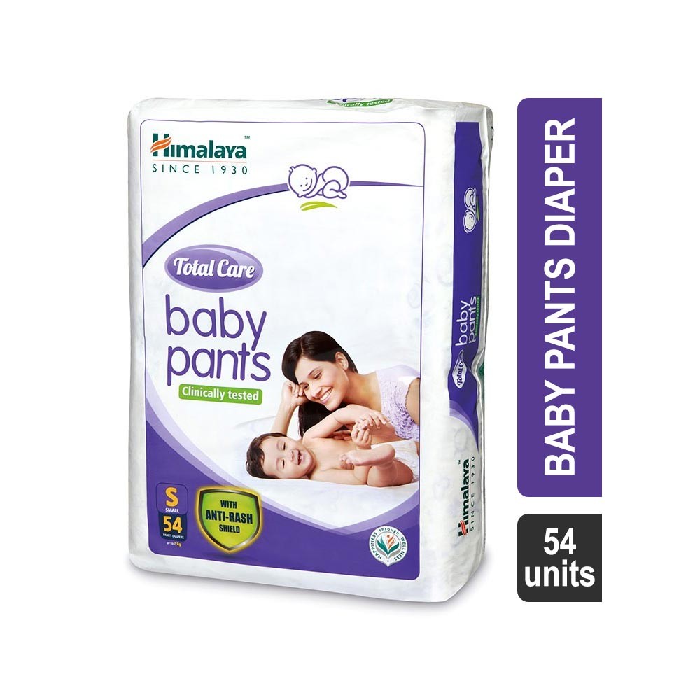 Himalaya Total Care Baby Pants Diaper (S) - Pack of 54