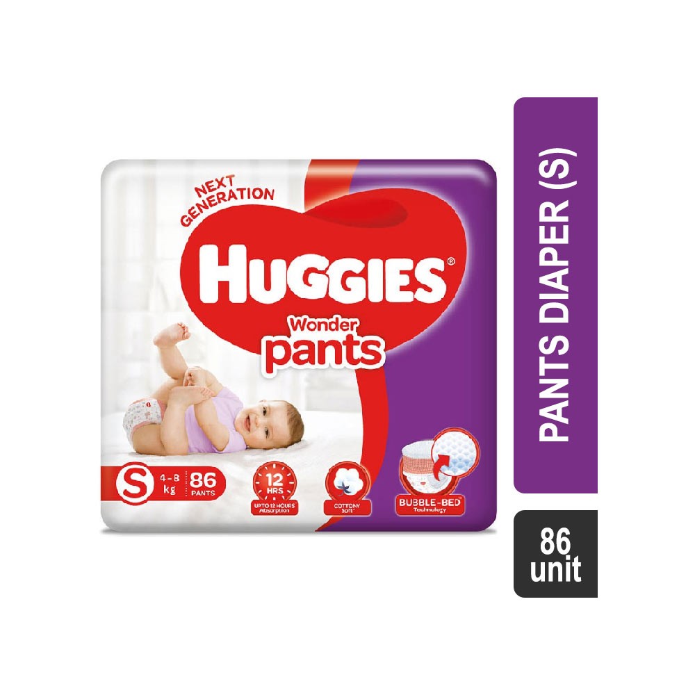 Huggies Wonder Pants Diaper (S) - Pack of 86