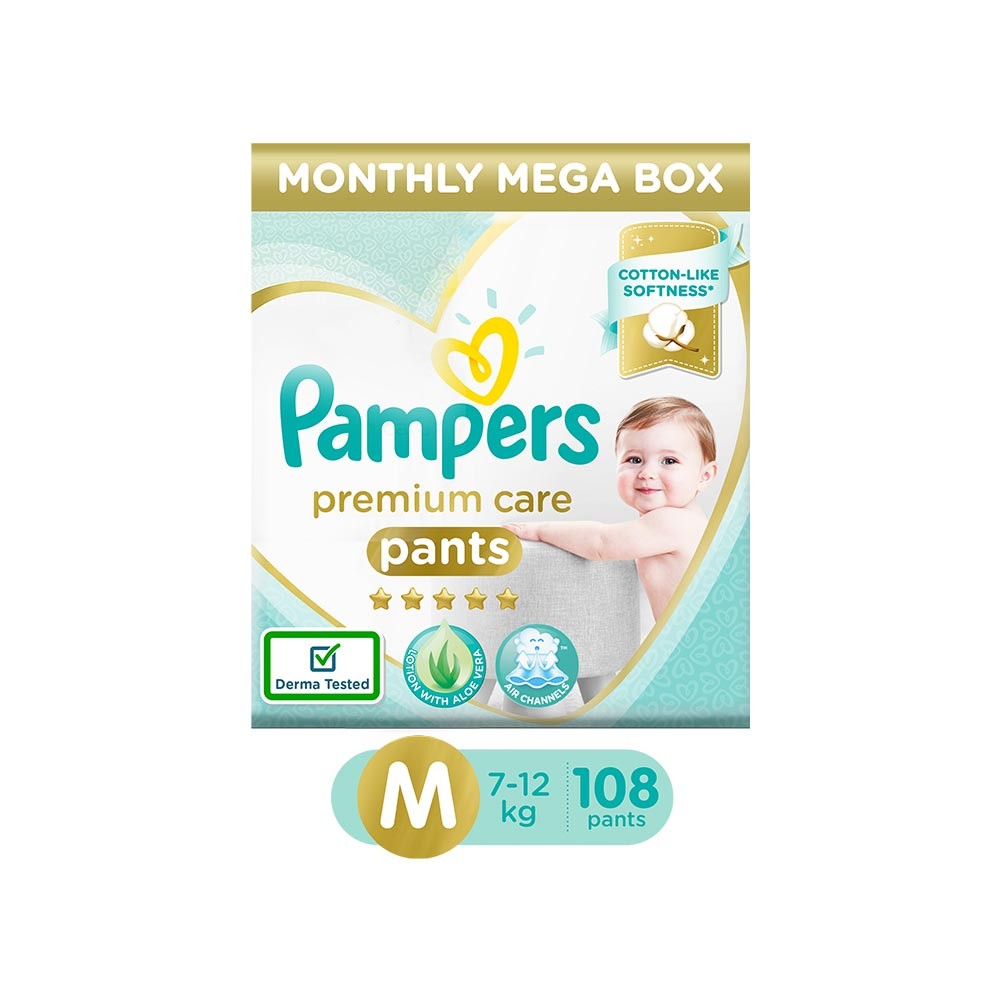 Pampers Premium Care Pants, Size: Medium, Age Group: 6-18 months at Rs  1199/pack in Taramangalam