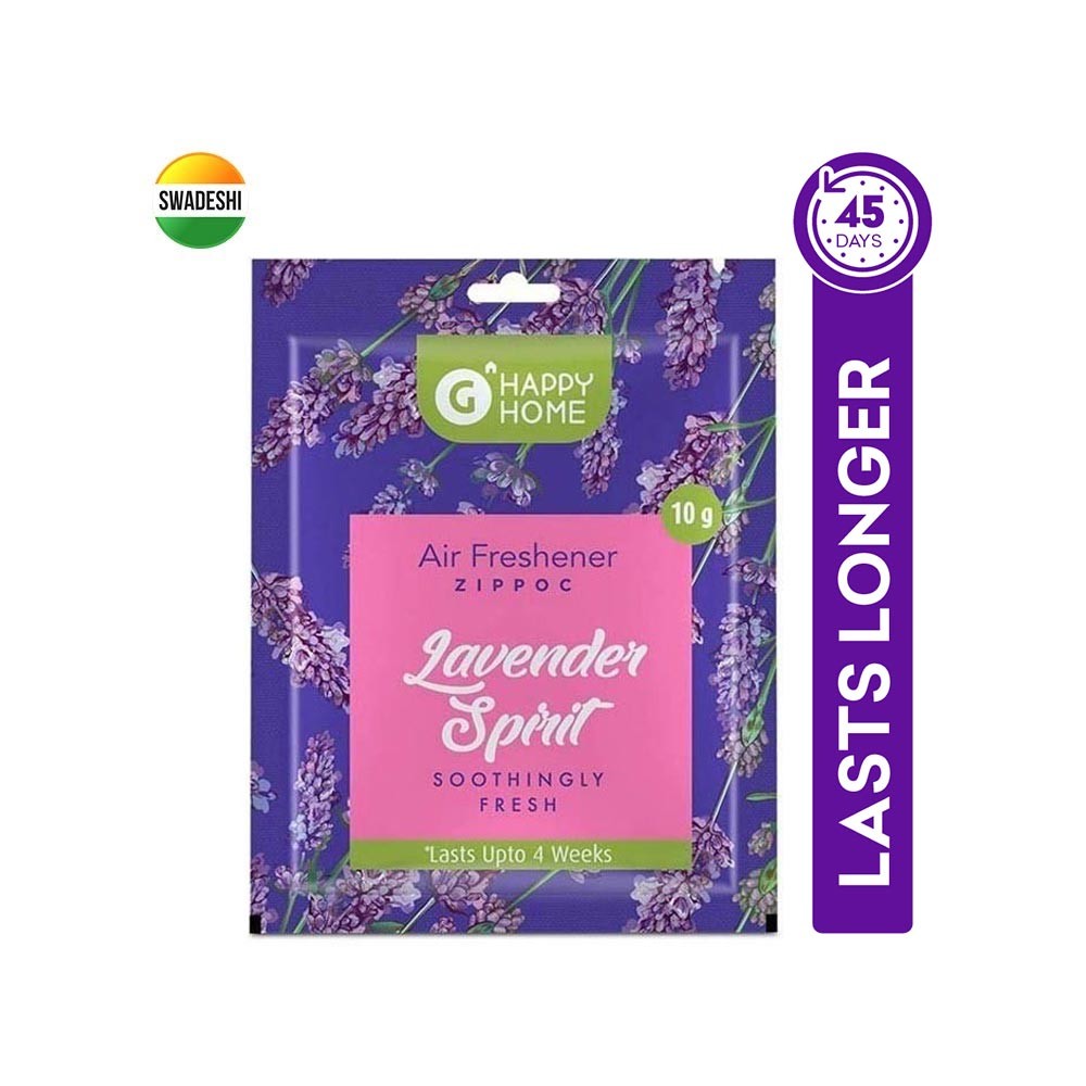 Grocered Happy Home Zippoc Lavender Spirit Room Freshener (Pouch)