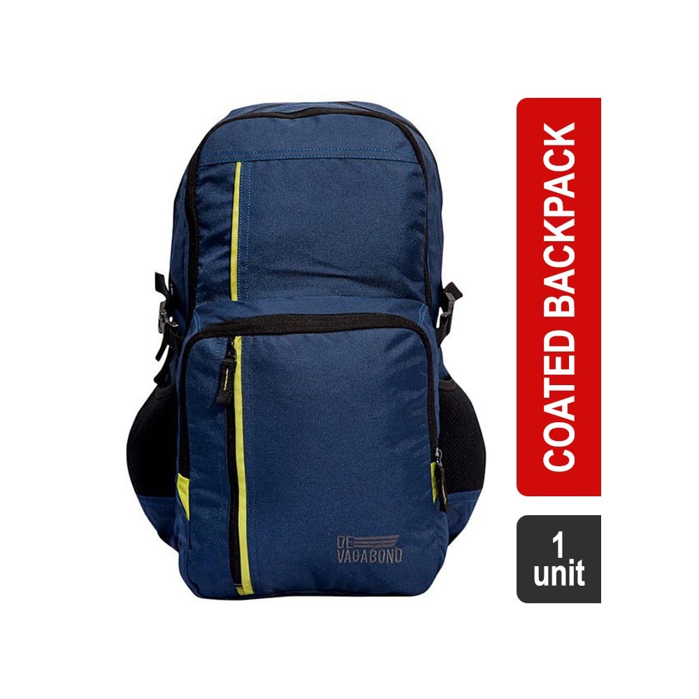Devagabond Tom Casual Polyester Pu Coated Super Saver Backpack (34 l, Ink Blue)