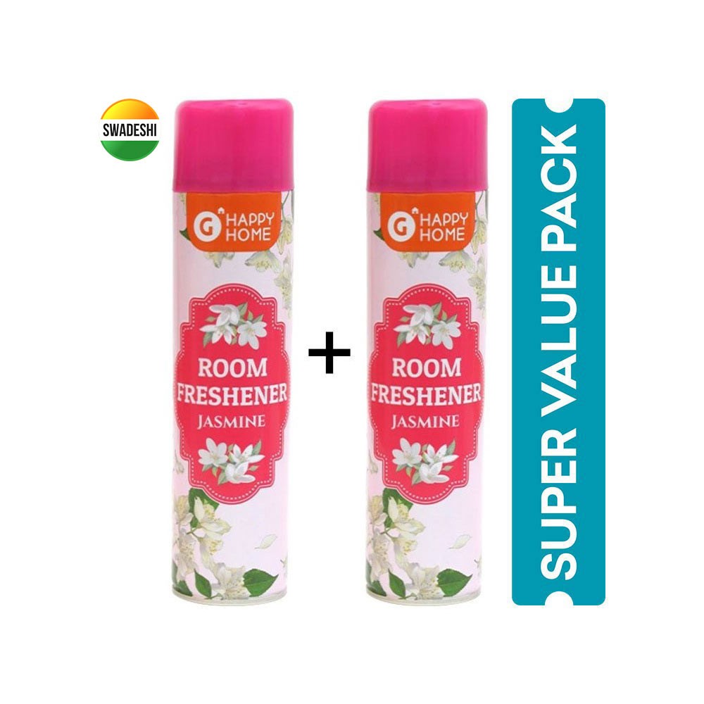 Grocered Happy Home Jasmine Room Freshener - Buy 1 Get 1 Free