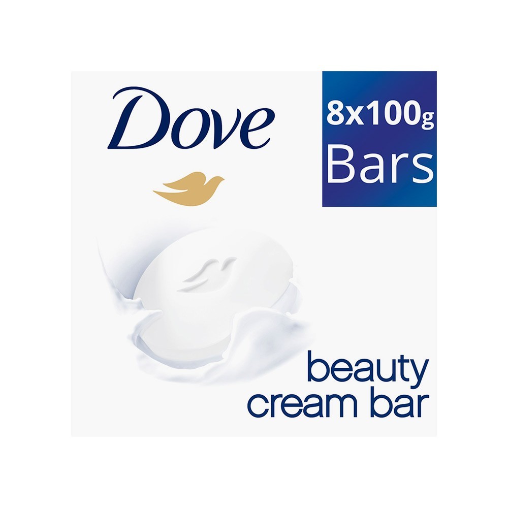 Dove Cream Beauty Bathing Soap - Pack of 8 - Brand Offer