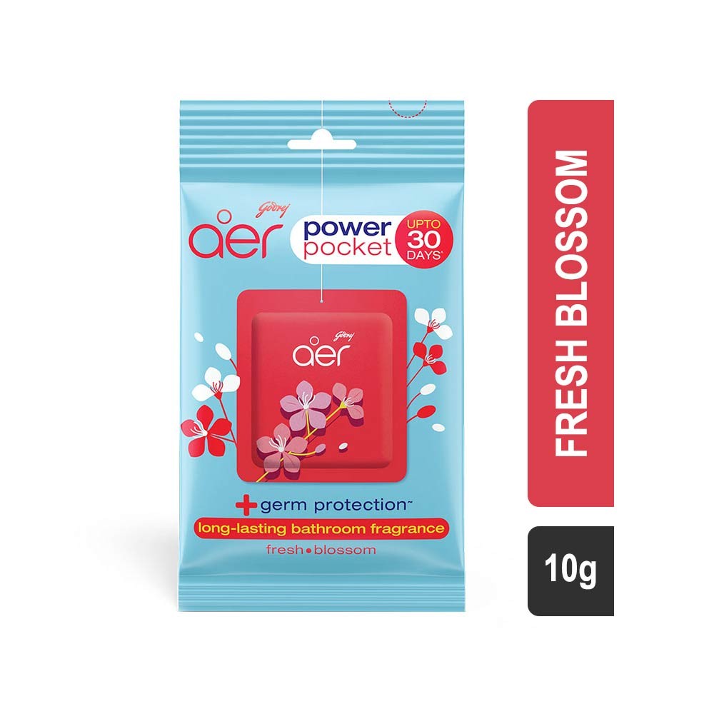 Aer Power Pocket - Long Lasting, Fresh Blossom Bathroom Fragrance