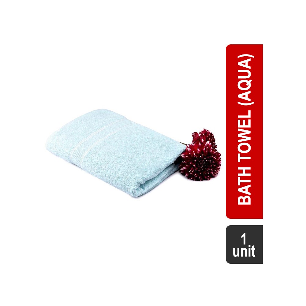 Eurospa Elegance 100% Cotton Bath Towel (Aqua)