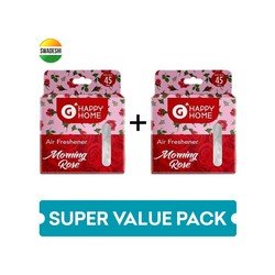 Grocered Happy Home Morning Rose Air Freshener (Block) - Buy 1 Get 1 Free