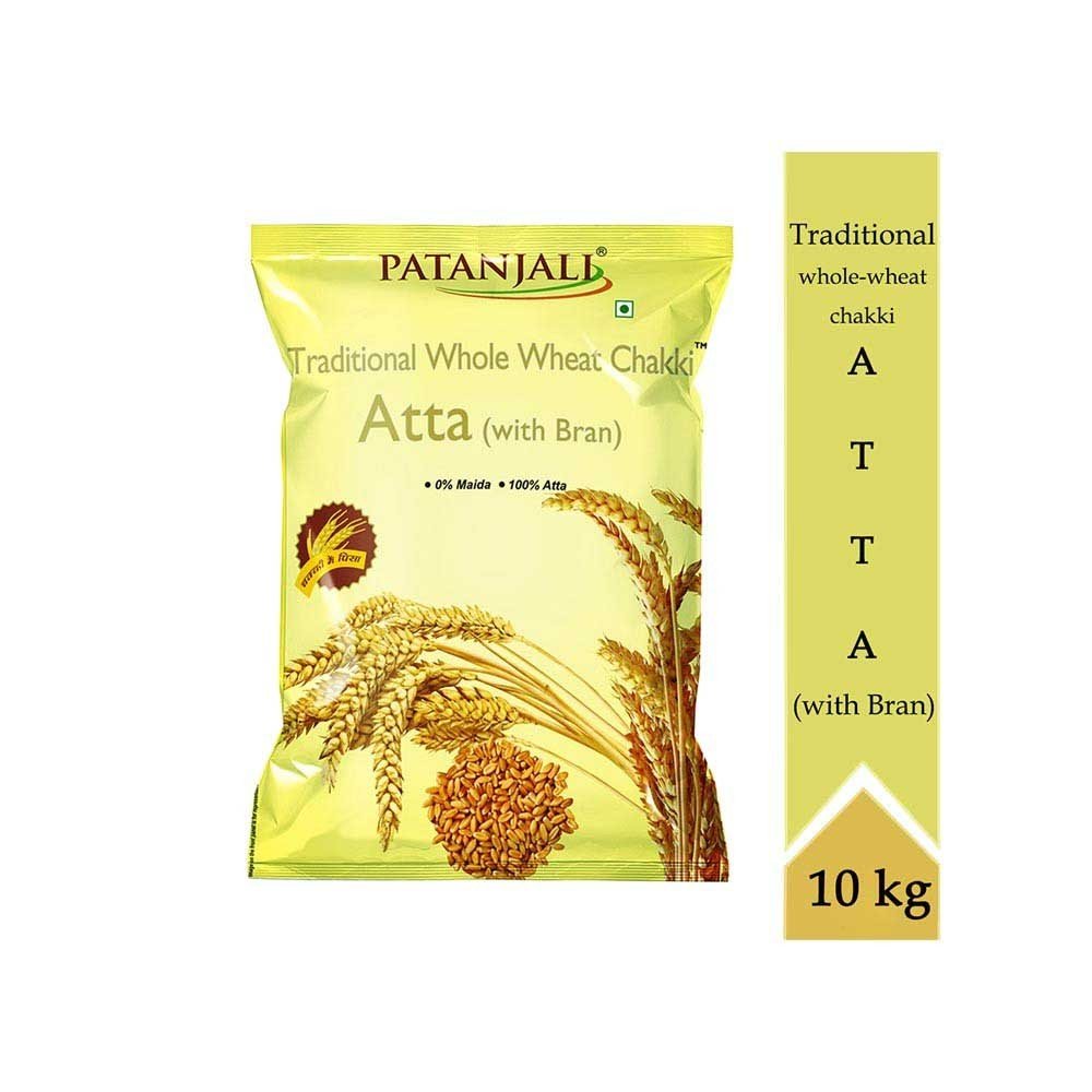 Patanjali Traditional Whole Wheat with Bran Chakki Atta