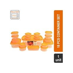 Princeware Plastic Container Set 18 Pcs (Assorted) (SF 5667C2)