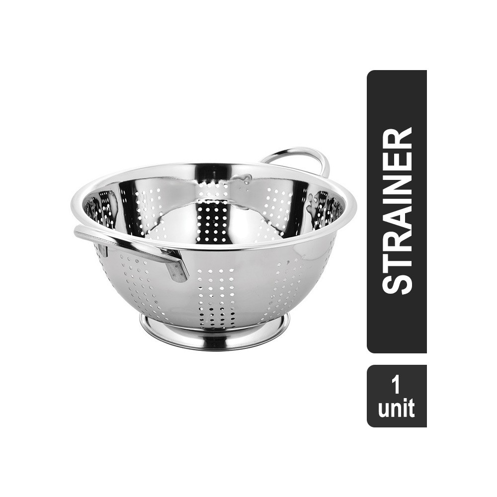 Vinayak Colander Stainless Steel Strainer (Silver)