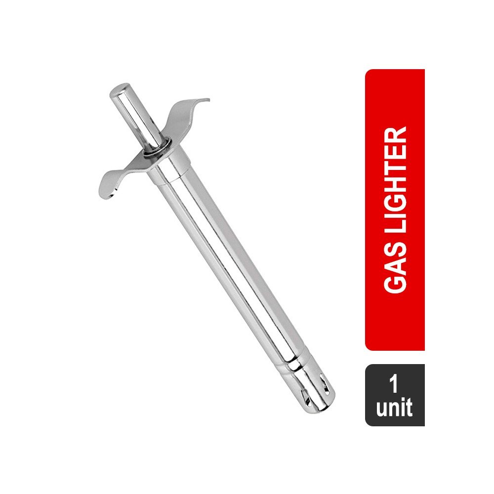 KVG K0206 Stainless Steel Gas Lighter (Silver)