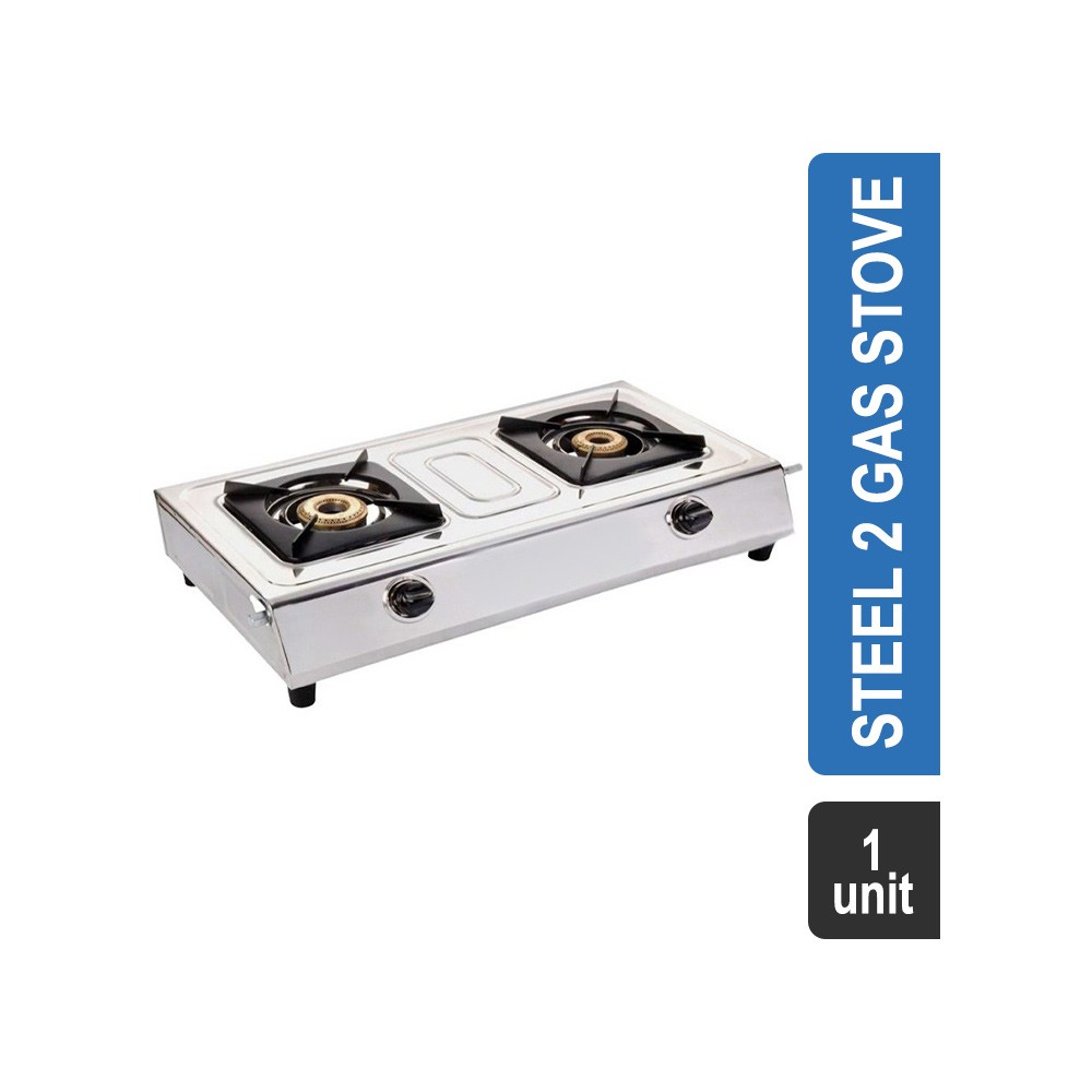 Triones TLS-001 Stainless Steel 2 Gas Stove Silver