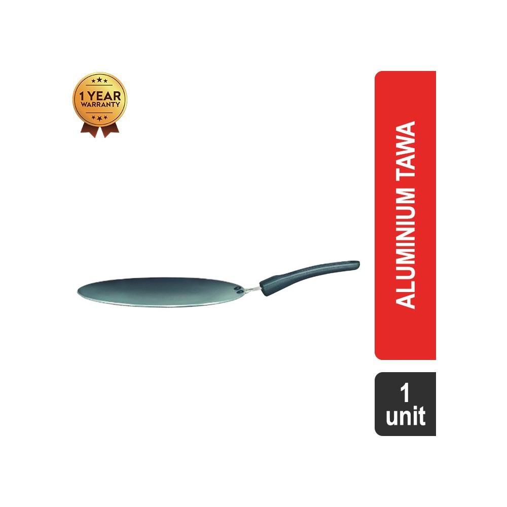 Prestige Omega Select Plus Concave 30713 Non-Stick Aluminium 1.6 lt Tawa (28 cm, Grey)