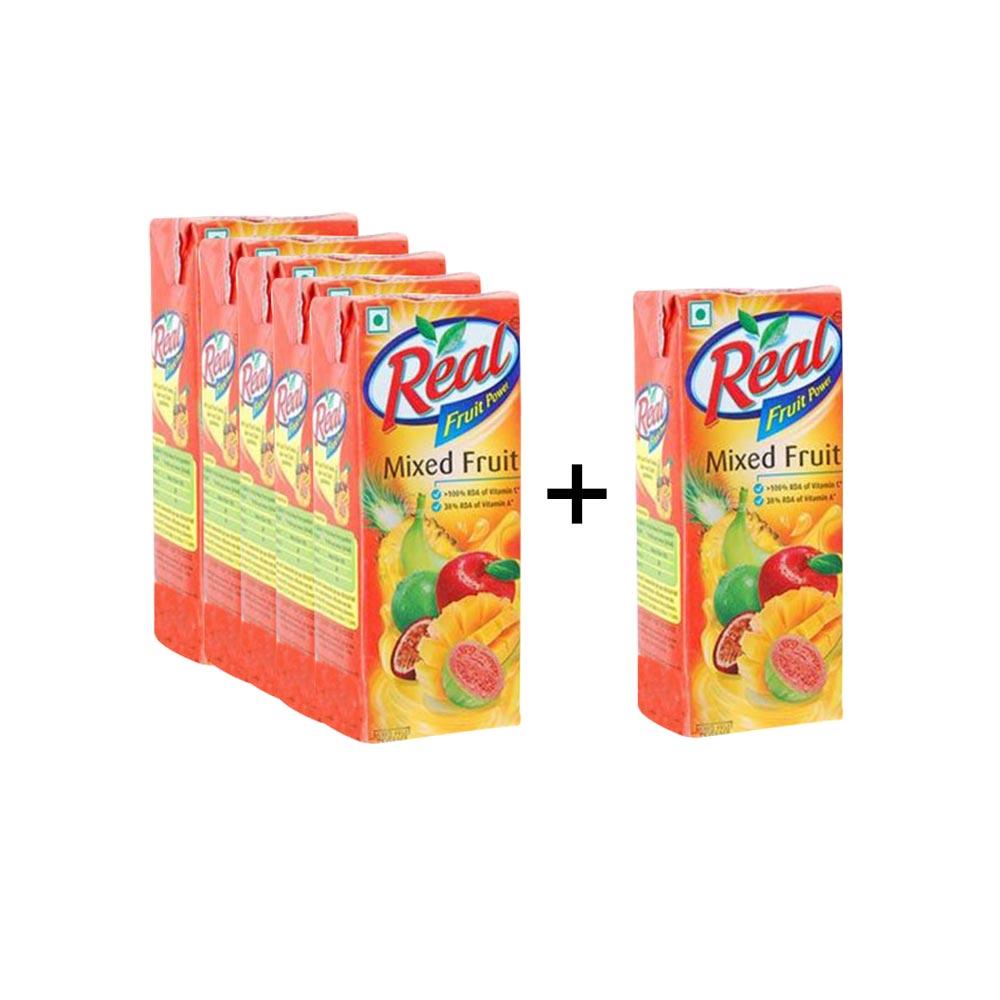 Real Fruit Power Mixed Fruit Juice - Buy 5 Get 1 Free