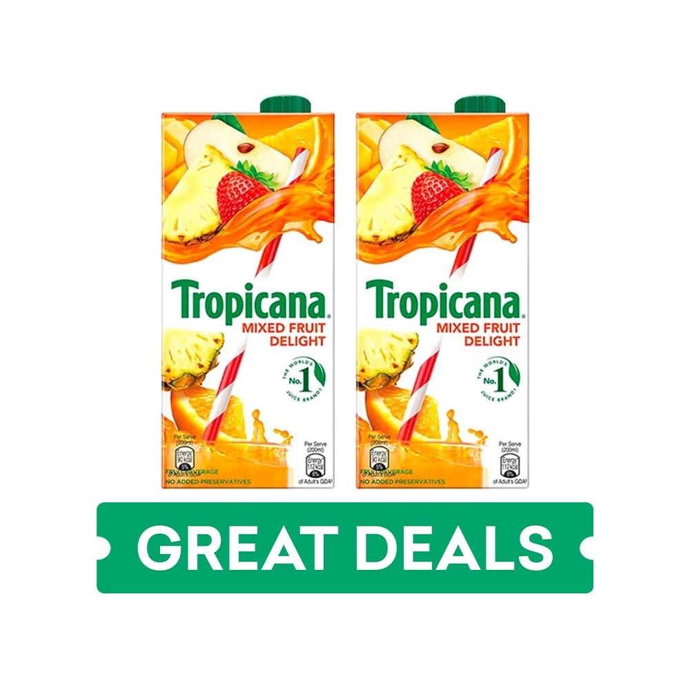 Tropicana Mixed Fruit Delight Juice - Pack of 2