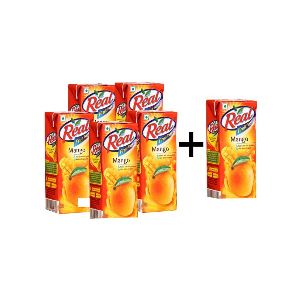 Real Fruit Power Mango Juice - Buy 5 Get 1 Free