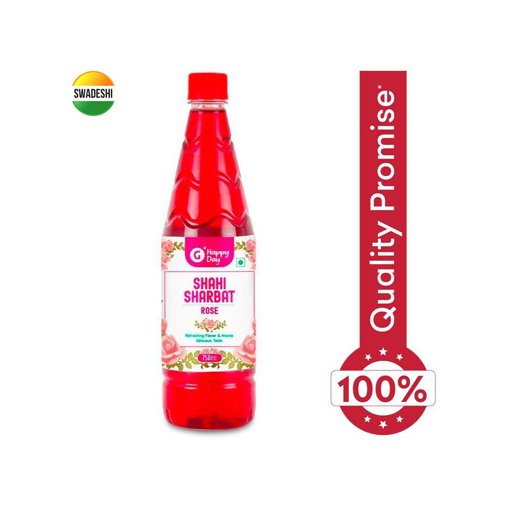 Grocered Happy Day Shahi Sharbat Rose