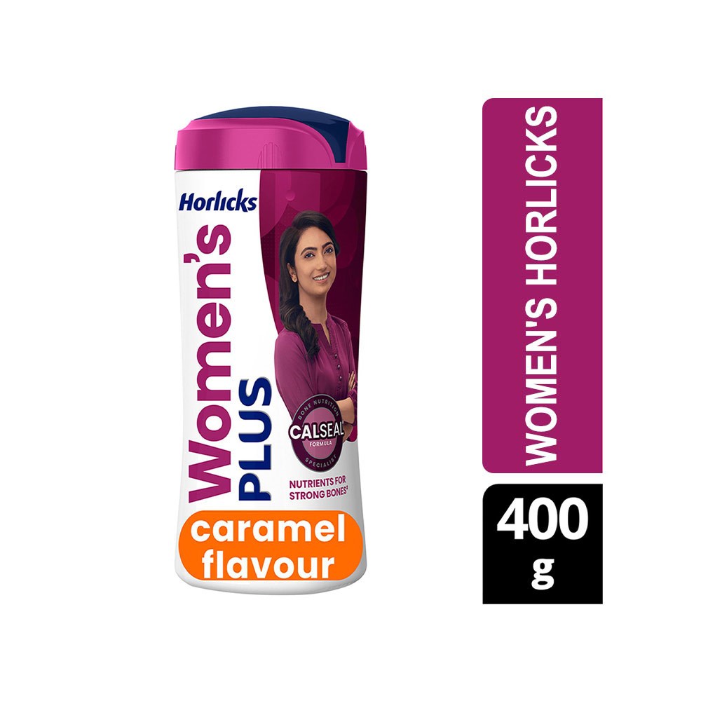 Women's Horlicks Caramel, Health & Nutrition Drink (Jar)