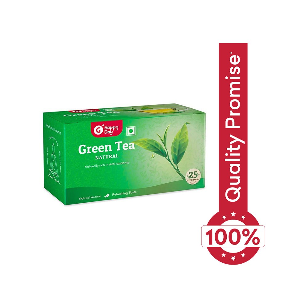 Grocered Happy Day Natural Green Tea Bags