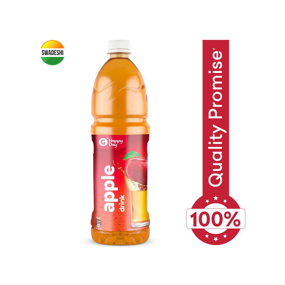 Grocered Happy Day Apple Fruit Drink (Bottle)