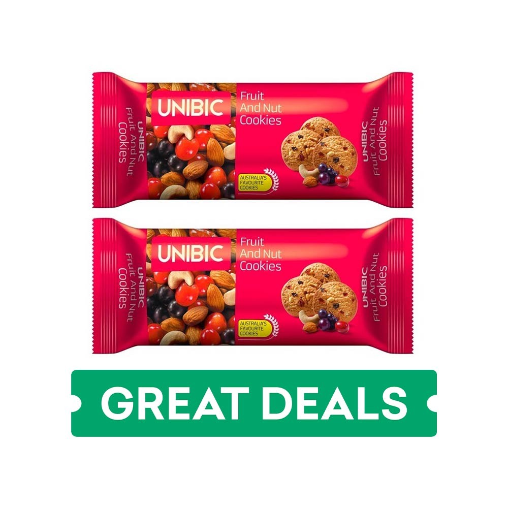 Unibic Fruit and Nut Cookie - Pack of 2