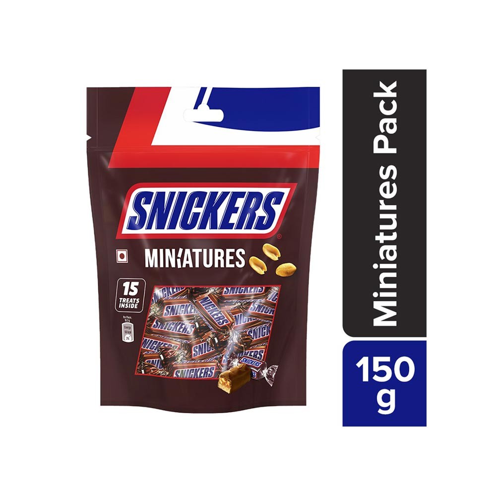 Snickers Miniatures Peanut Filled Chocolate