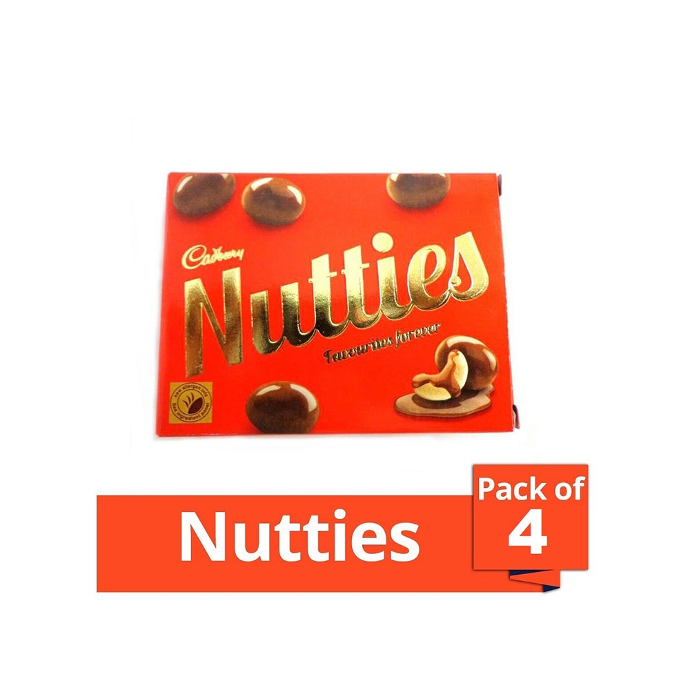 Cadbury Nutties Chocolate - Pack of 4