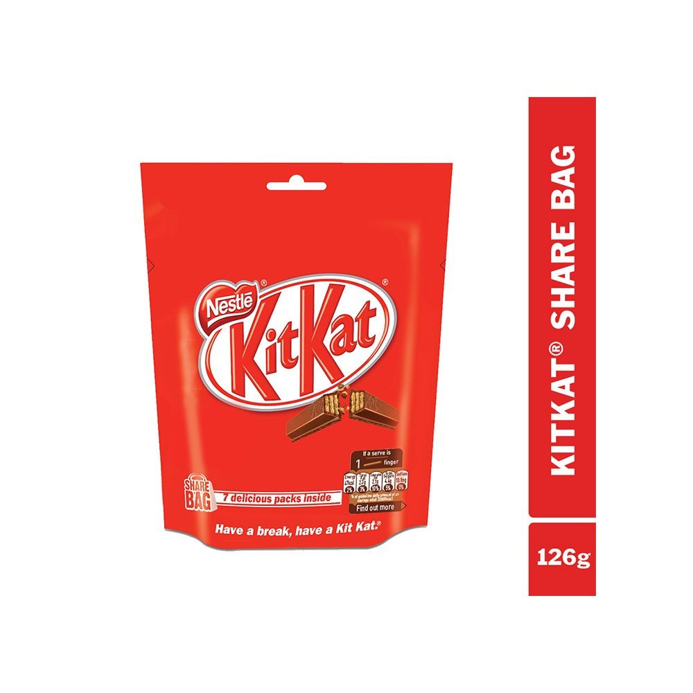 Nestle KITKAT 2 Finger Share Bag Chocolate