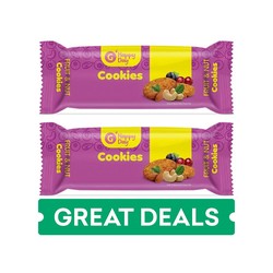 Grocered Happy Day Fruit and Nut Cookie - Pack of 2