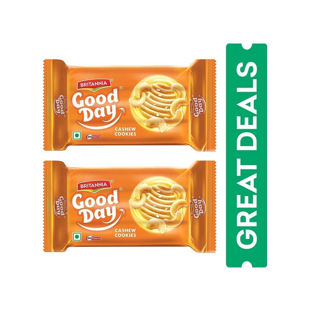 Britannia Good Day Cashew Cookie - Pack of 2