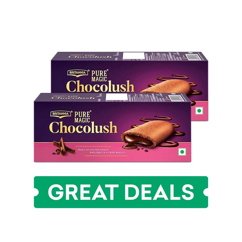 Britannia Pure Magic Chocolush Cookie - Pack of 2