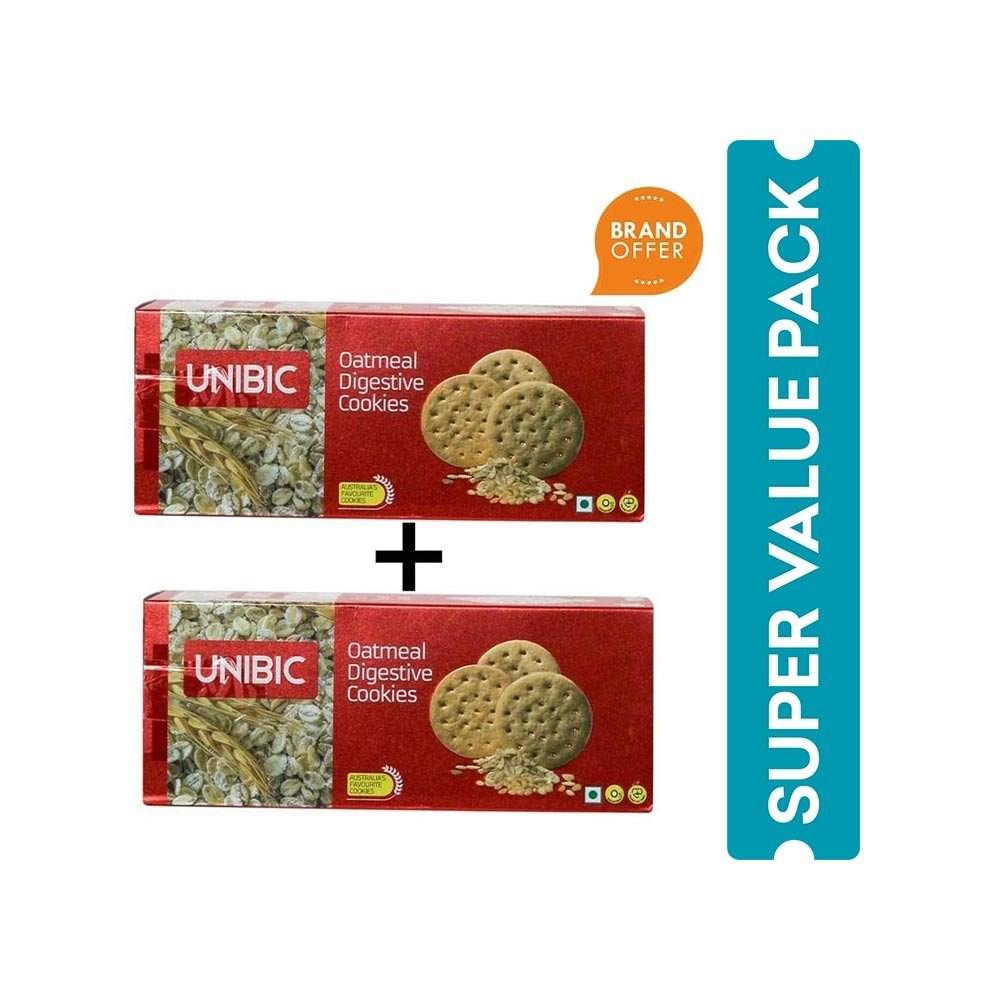 Unibic Oatmeal Digestive Cookie - Buy 1 Get 1 Free - Brand Offer