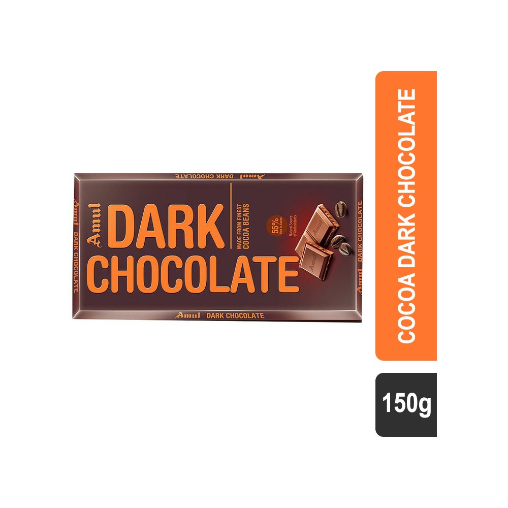 Amul 55% Cocoa Dark Chocolate