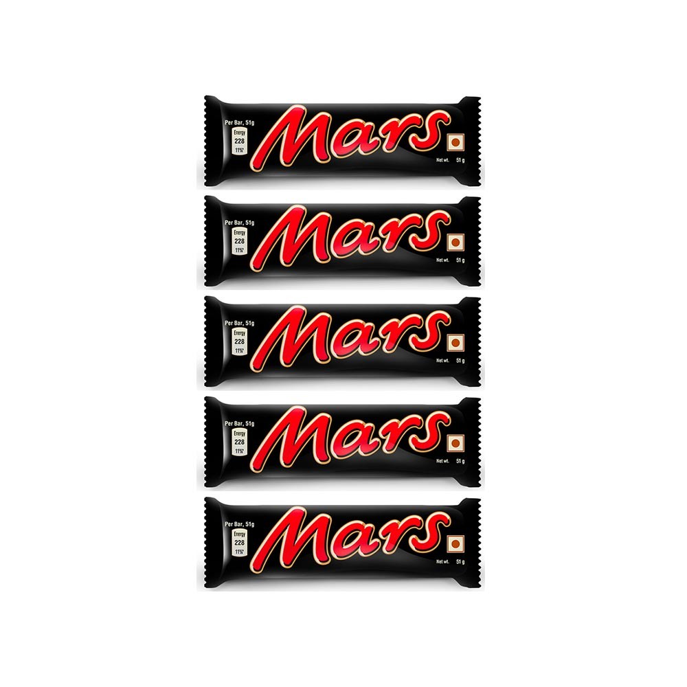 Mars Bar Chocolate - Pack of 5