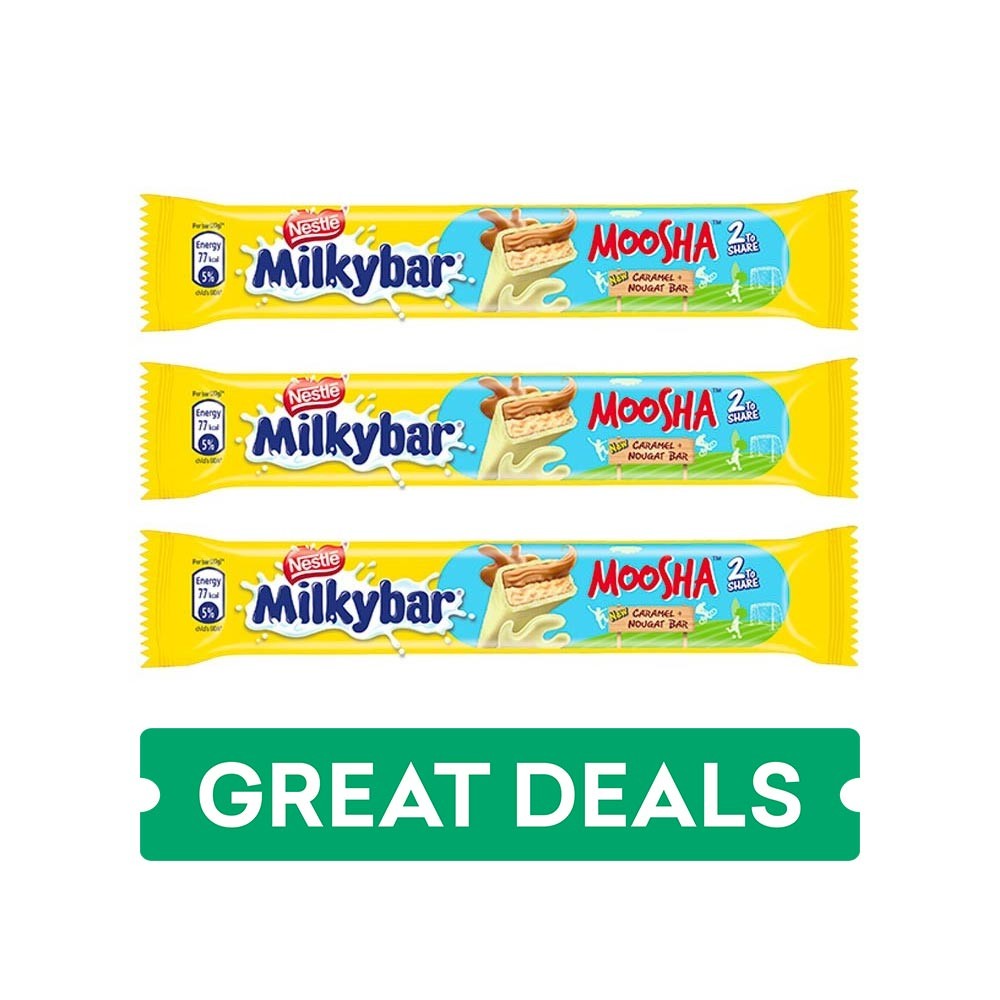 Milkybar Moosha Chocolate - Pack of 3