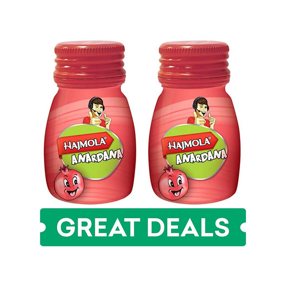 Dabur Hajmola Anardana Tablets (Bottle) - Pack of 2