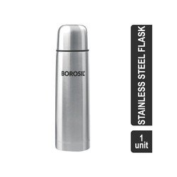 Borosil Hydra Thermo Stainless Steel Super Saver Flask (1000 ml, Black)