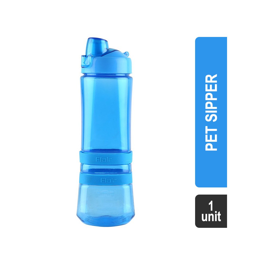 Flair Grippo Pet Super Saver Sipper (650 ml, Blue)