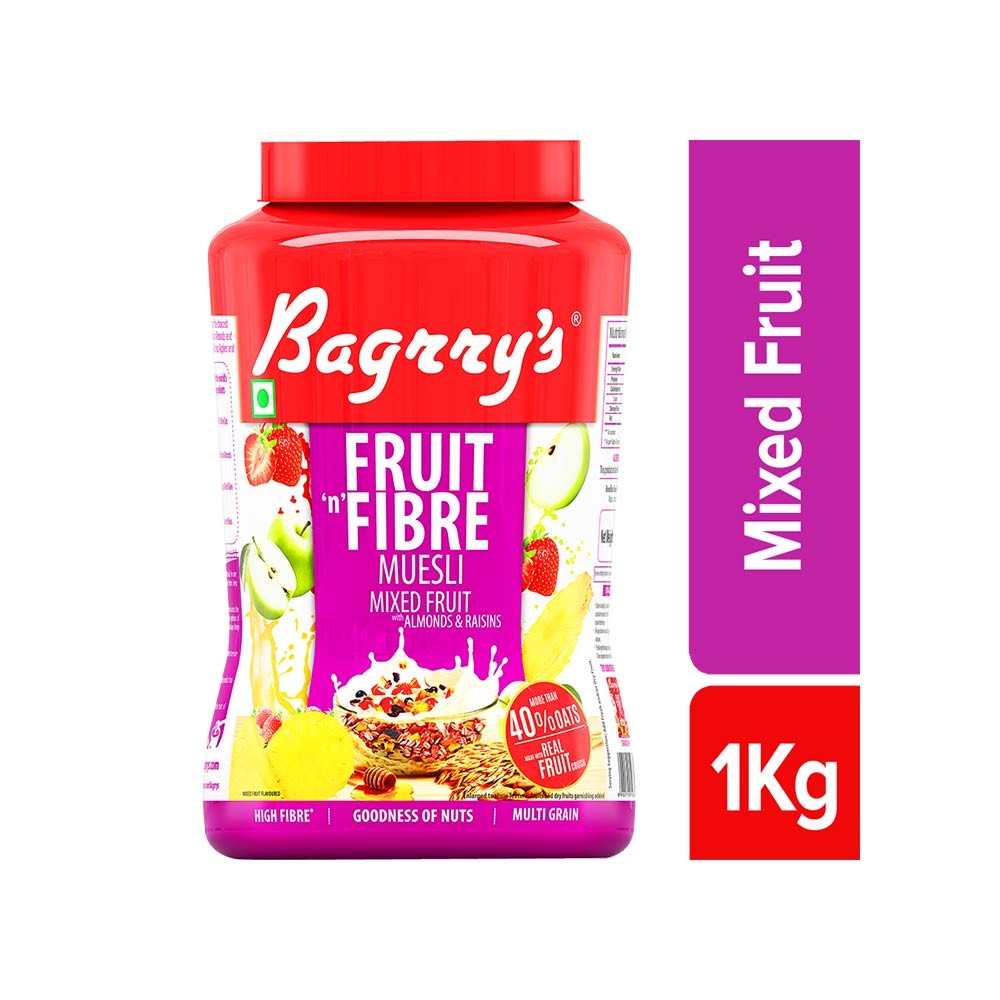 Bagrry's Fruit n Fibre Mixed Fruit Muesli