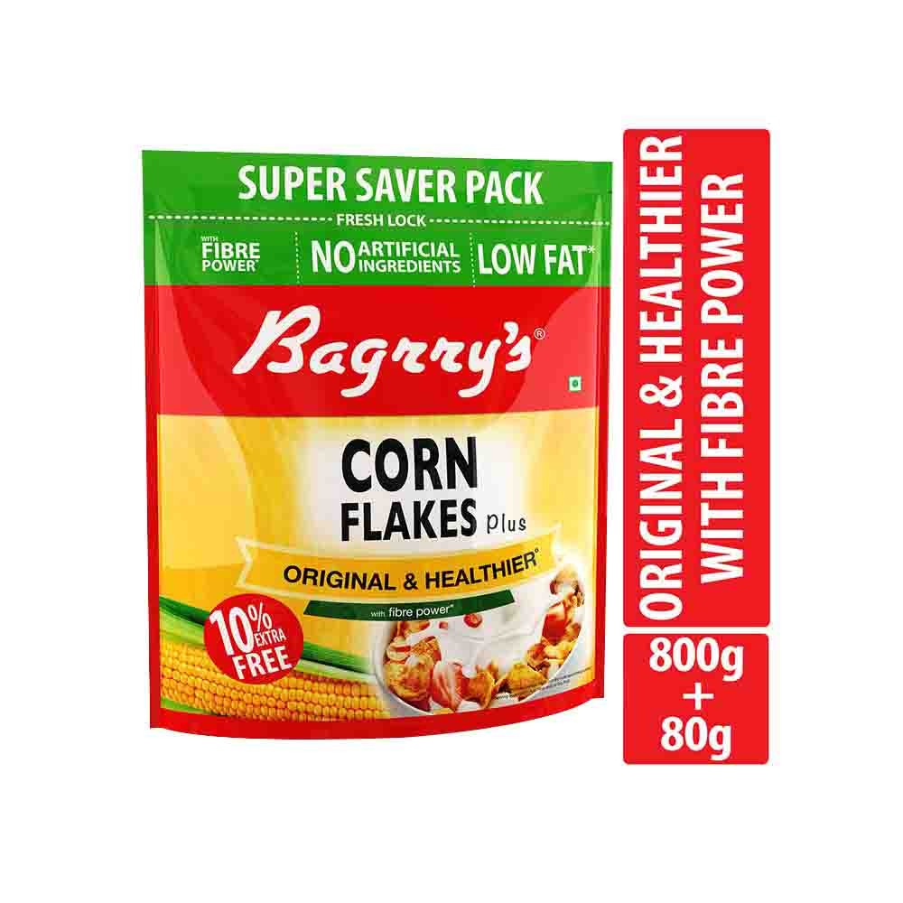 Bagrry's Original & Healthier Corn Flakes (Pouch)