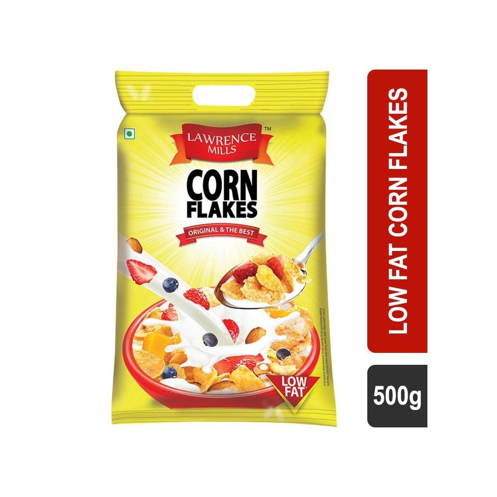 Lawrence Mills Low Fat Corn Flakes