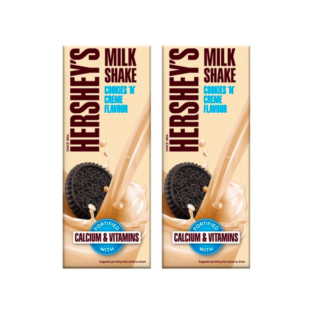 Hershey's Cookies 'n' Creme Milk Shake - Pack of 2