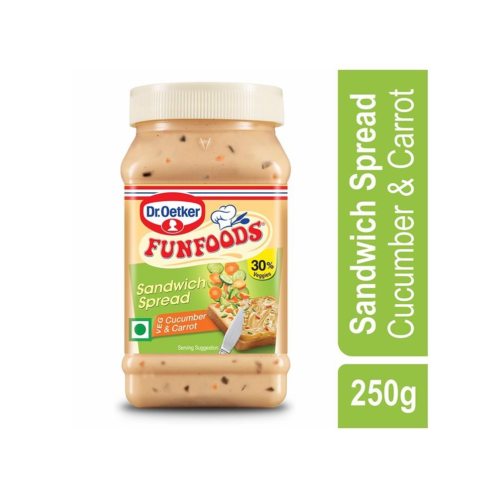 Dr. Oetker FunFoods Veg Cucumber & Carrot Sandwich Spread