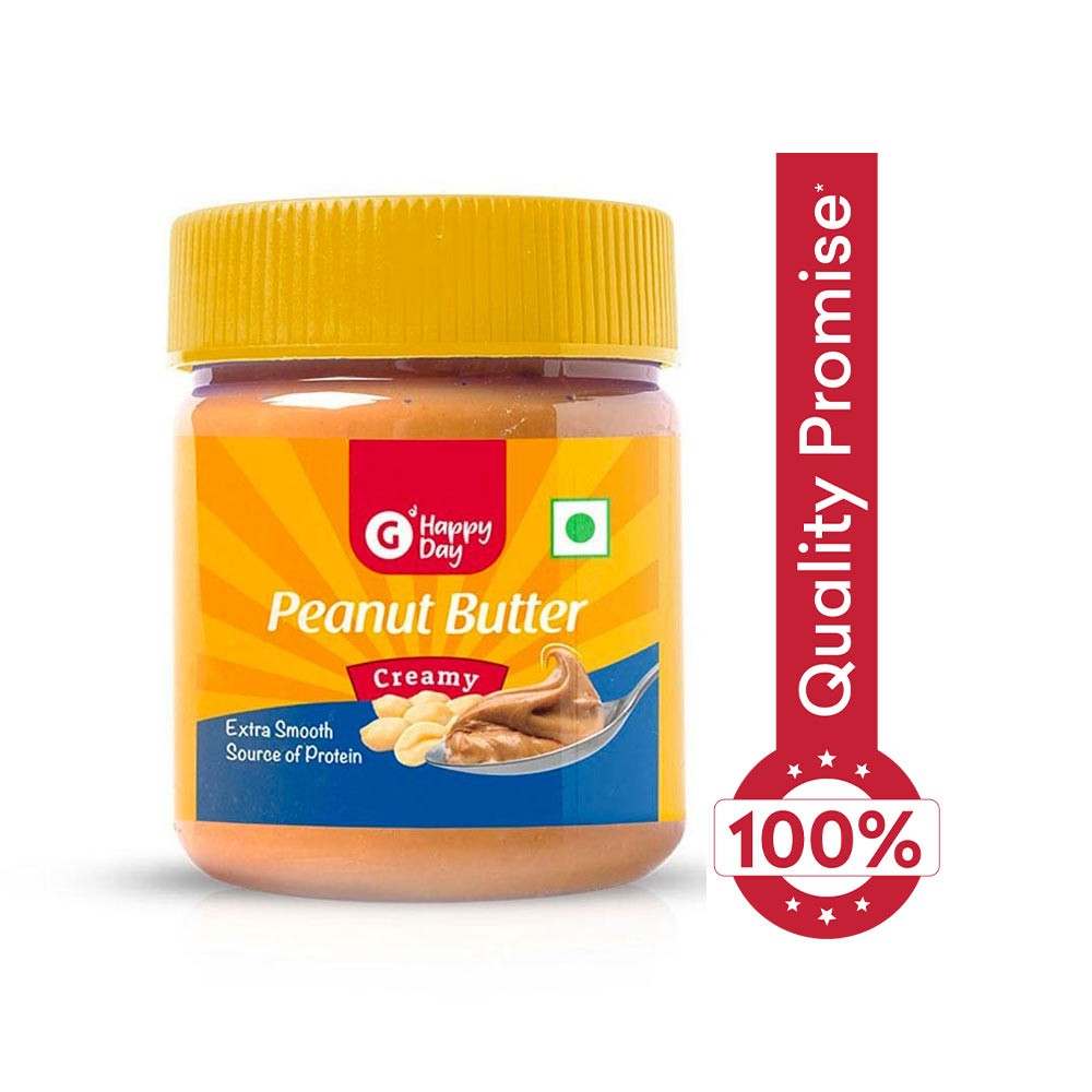 Grocered Happy Day Creamy Peanut Butter - 340 g