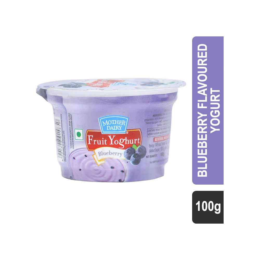 Mother Dairy Blueberry Flavoured Yogurt (Cup)
